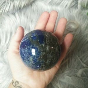 Accents - Genuine lapis lazuli 245 mm mineral ball Accents - Genuine lapis lazuli 245 mm mineral ball